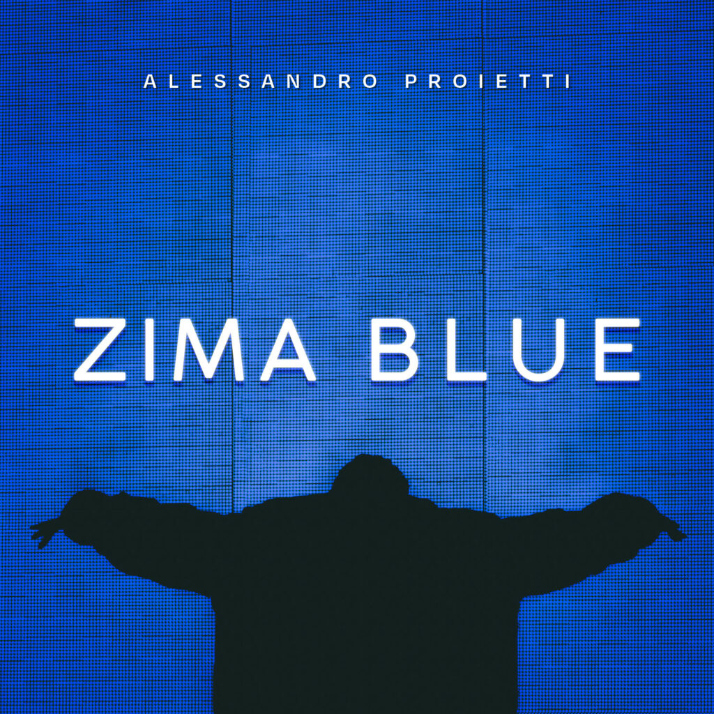 Copertina del CD di Alessandro Proietti Zima blue