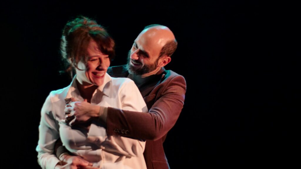 Marianna de Pinto e Marco Grossi in scena