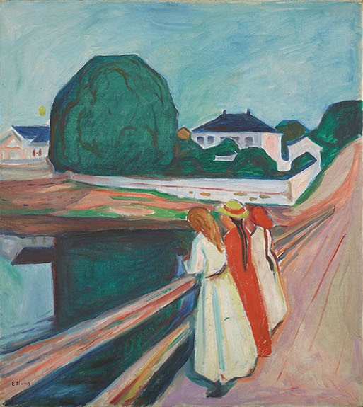 The Girls on the Bridge - Edvard Munch - 1927