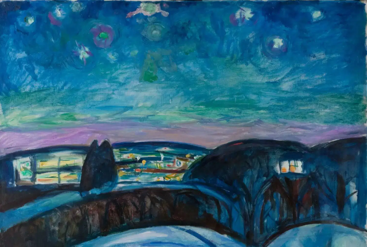 Notte stellata - Munch